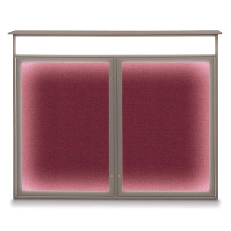 United Visual Products Open Faced Traditional Corkboard, 72x36" UV645A-BLACK-RUBBER